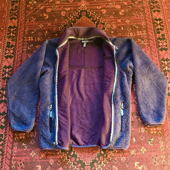 Very Vintage Retro X Patagonia Fleece Jacket Blue - Picture 12 of 16